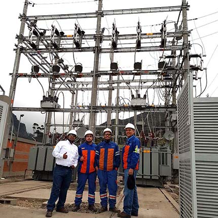 FyR ingenieros Ltda. Proyecto de Montajes electromecánicos y Obras civiles en Subestacion Tausa